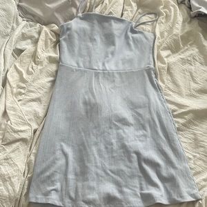 Baby blue skater dress